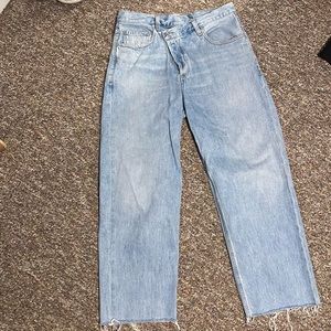 AGOLDE cross cross jeans